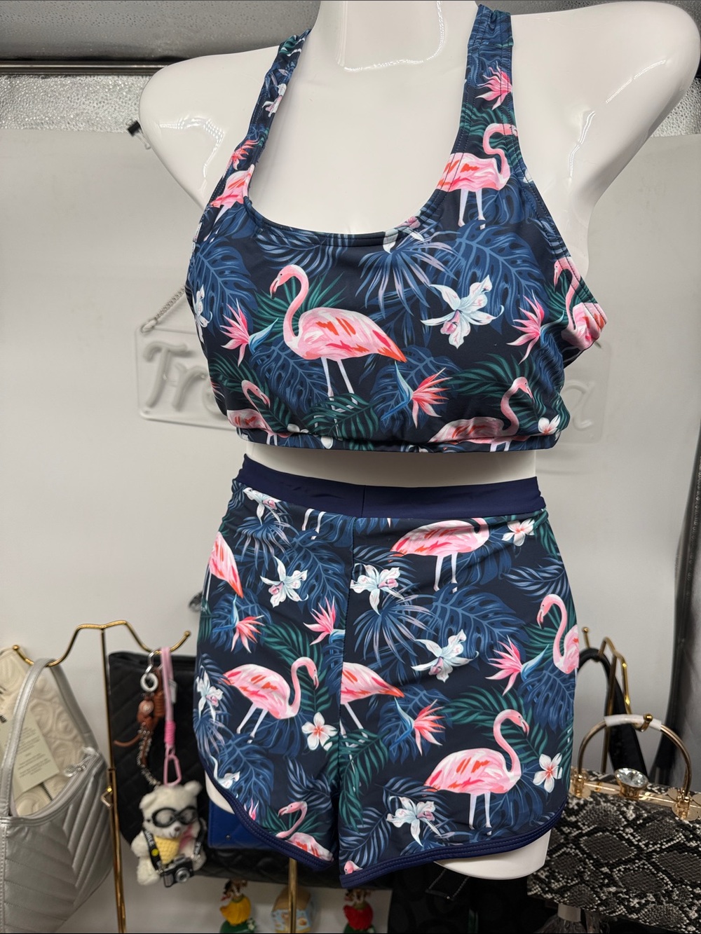 Tankini shorts two piece set medium